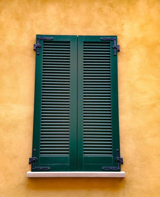 Shutters closed & locked